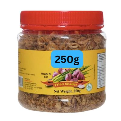 Crispy Fried Shallots 250g Asian Crispy Onions | Salad Topper, Noodle & Ramen Topping, Crunchy Fried Onion Bits
