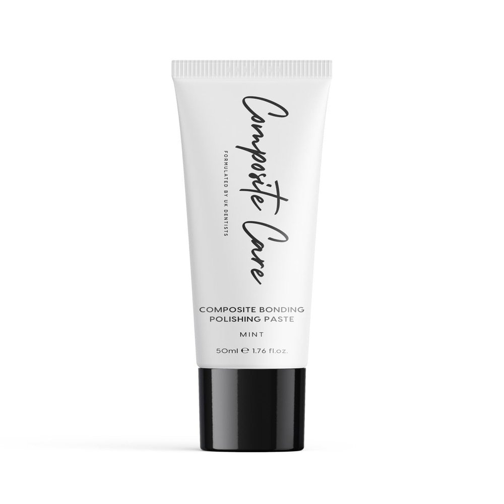Composite Care Polishing Paste for Composite Bonding | Clinical Grade Polish for Veneers, Teeth, Fillings & Edge Bonding | SLS-Free, Vegan, Maintains Shade | Formulated by UK Dentists