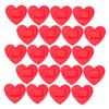 BRIGHTFUFU 25pcs Heart-Shaped Adhesive Bandages for Sensitive Skin Patches for Outdoor and Emergency Use for Camping and Hiking view 1
