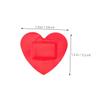 BRIGHTFUFU 25pcs Heart-Shaped Adhesive Bandages for Sensitive Skin Patches for Outdoor and Emergency Use for Camping and Hiking view 2