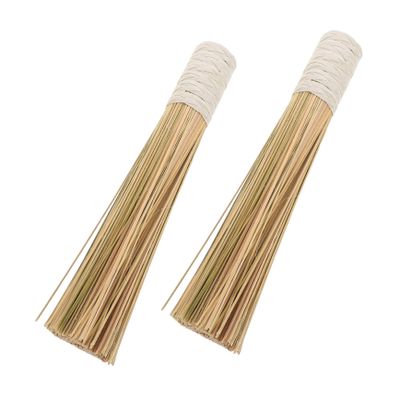 HOLIDYOYO 2pcs Brush with Handle for Kitchen Cleaning, Strong Cleaning Bristles for Effective Removal, Multi-functional Scrubbing Brush for Pots and Woks