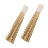 HOLIDYOYO 2pcs Brush with Handle for Kitchen Cleaning, Strong Cleaning Bristles for Effective Removal, Multi-functional Scrubbing Brush for Pots and Woks view 1