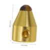 COMPUKAS Tuning Fork Base Aluminum Alloy Feet Accessory for Music Therapy Instrument Replace Tuning Fork Feet view 2