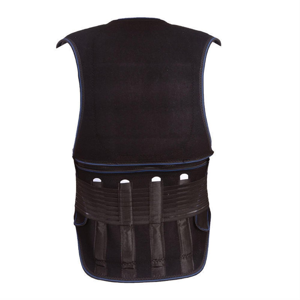 2 In 1 Thermal Vest For Adults Self-heating Corrector Lumbar Back Brace Support Belts Waistcoats Corset Detachable