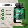 Lecithin 1200mg with Vitamin E - 180 Softgel Capsules - High Strength Soy Lecithin Supplement - 6 Months Supply - Supports Cognitive and Cardio Health - by Apollo's Hegemony view 3