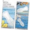 OUNONA Women's Disposable Waterproof Swim Patch for Baths Spa, Easy-apply Plastic and Cotton Body Sticker, Protective Cover for Swimming Transparent view 3