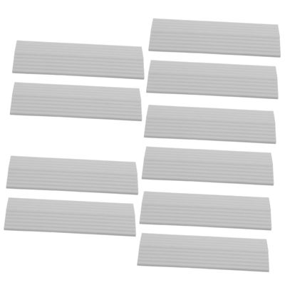 HAPINARY 10pcs Threshold Ramp for Sweeping Robot Entry Ramp for Wheelchair Transitioning Home Threshold to Rise Door Mat for Robot Vacuum