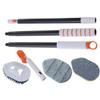 ERINGOGO Extendable Handle Scrub Brush Bathroom Floor Scrubber Tile Corner Brush for Cleaning Tile Floor and Bathroom Shower with Comfortable to Hold and Sturdy Plastic Cloth Design view 1
