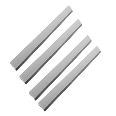 ERINGOGO 4pcs Gray Bucket Edge Strip Dustpan Rubber Lip Replacement for Garbage Shovel Edge Strips Dust Pan Repair Sealing