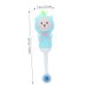 EXAOMBLE 2Pcs Toddler Toothbrushes Extra Soft Bristle Teeth Brush for Kids, Silicone Gentle Care, Bear Shape Manual Toothbrushes for Teeth Cleaning view 2