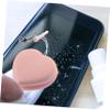 BESTYASH Screen Cleaning Cloths Lightweight and Compact Heart-Shaped 4pcs Silicone and Pp Material Reusable Remove Random Color for Mobile Phones and Camera Lenses to Store in Purse Or Camera Bag view 3
