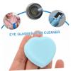 BESTYASH Screen Cleaning Cloths Lightweight and Compact Heart-Shaped 4pcs Silicone and Pp Material Reusable Remove Random Color for Mobile Phones and Camera Lenses to Store in Purse Or Camera Bag view 4