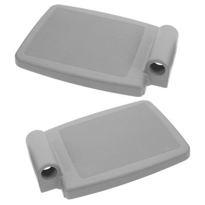 Vaguelly 2pcs Replacement Wheelchair Footplates with Support Pole Design, Sturdy Pp Material Universal Wheelchair Foot Pads for Seniors and Caregivers, Suitable for Everyday Mobility