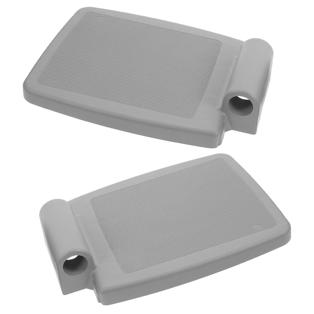 Vaguelly 2pcs Replacement Wheelchair Footplates with Support Pole Design, Sturdy Pp Material Universal Wheelchair Foot Pads for Seniors and Caregivers, Suitable for Everyday Mobility