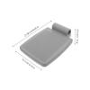 Vaguelly 2pcs Replacement Wheelchair Footplates with Support Pole Design, Sturdy Pp Material Universal Wheelchair Foot Pads for Seniors and Caregivers, Suitable for Everyday Mobility view 2
