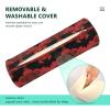 miaozhen Vampire Bat Red Black Cervical Neck Roll Pillow Decorative Bolster Pillows for Sofa cojin para el Cuello 5.5''x17'' view 4