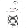 3 Different Sizes of Men's Stainless Steel Lower Limb Training cage with urethral beads-UKRB138 (S) view 2