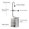 3 Different Sizes of Men's Stainless Steel Lower Limb Training cage with urethral beads-UKRB138 (S) view 3