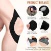 12 Pcs Kinesiology Tape Knee, Elastic Waterproof Knee Tapes for Knee Pain, Kinesiology Tape Pre Cut for Knees Shoulders Ankles Wrists,Reduce Damage for Muscle Discomfort Relief (Round) view 3