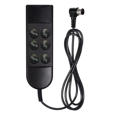 Luobannm Button Sofa Lift Controller Standing Chair Push Rod Motor for Home Appliance 22AWG 4 Core Wire Rocker Switch