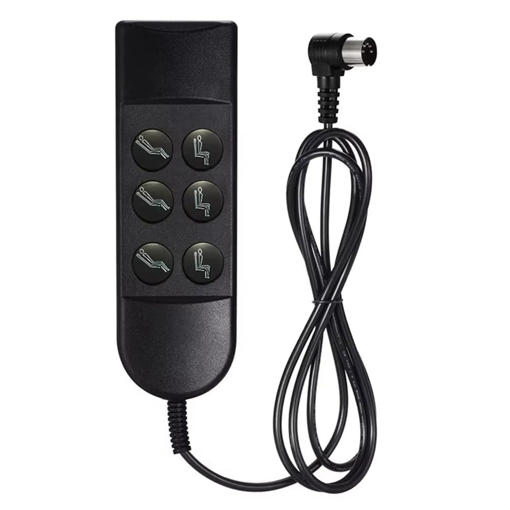 Luobannm Button Sofa Lift Controller Standing Chair Push Rod Motor for Home Appliance 22AWG 4 Core Wire Rocker Switch
