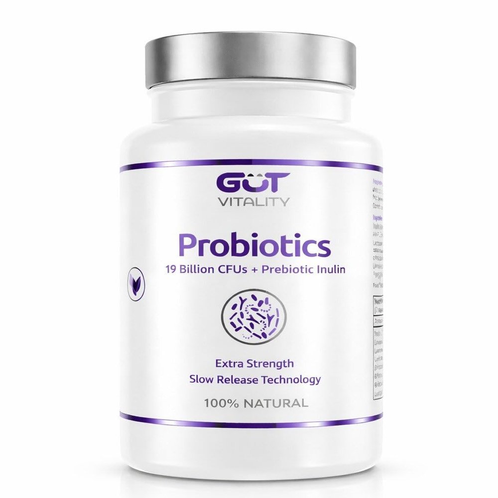 Advanced High Strength Daily Probiotic - Supports Mens & Womens Microbiome Health - Gut, Digestion & Bloating Support - Whole Body Wellbeing - Slow-Release - Vegan & Gluten Free - Made in UK