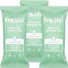 FreshWipes Ocean Fresh Shampoo Cap Pack of 3 - No Rinse for Elderly or Disabled - Cleanses & Conditions For No Shower Access, Camping & Festival Use - Dermatologically Tested view 1