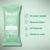 FreshWipes Ocean Fresh Shampoo Cap Pack of 6 - No Rinse for Elderly or Disabled - Cleanses & Conditions For No Shower Access, Camping & Festival Use - Dermatologically Tested view 4