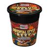 Instant Pot Noodles Halal Certified Vegetarian Egg Free 60g Assorted Packs & Flavours + FabFinds Mug (24, Oriental Beef Style)