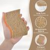 Knoruley Eco-Friendly Natural Sponges for Dishes 15 Pack - Biodegradable Kitchen Sponge with Compostable Coconut Scrubber view 2