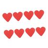 DEARMAMY Nonslip Shoe Pads and Sole Protectors 4 Pairs Self-Adhesive Red Heart Shape Shoe Grip Cushions Sturdy Anti-wear Non-Slip Stickers for Suitable for Daily Wear and Outdoor Activities view 1