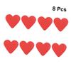 DEARMAMY Nonslip Shoe Pads and Sole Protectors 4 Pairs Self-Adhesive Red Heart Shape Shoe Grip Cushions Sturdy Anti-wear Non-Slip Stickers for Suitable for Daily Wear and Outdoor Activities view 2
