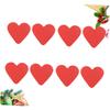DEARMAMY Nonslip Shoe Pads and Sole Protectors 4 Pairs Self-Adhesive Red Heart Shape Shoe Grip Cushions Sturdy Anti-wear Non-Slip Stickers for Suitable for Daily Wear and Outdoor Activities view 4