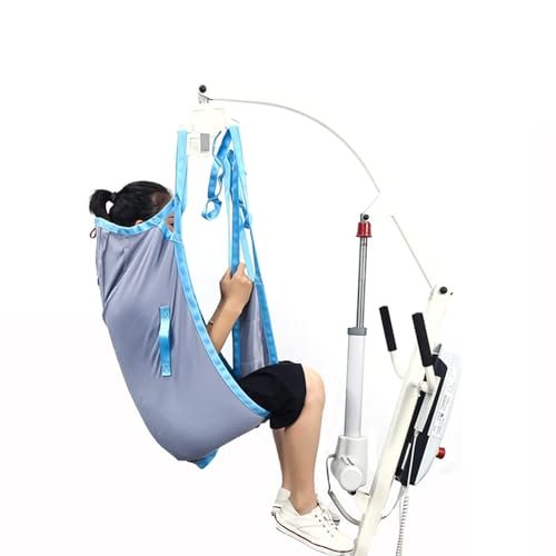 Patient Lift Sling Lifter,Universal Full Body Lift Sling, Patient Lift Sling with Mesh Fabric for Transfer Aids, Toileting Sling, Lifting or Positioning, U Shape Transfer Sling for Elderly,