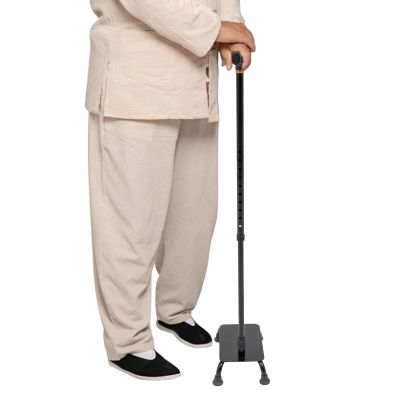 IUElopp Stair Climbing Cane Adjustable Self Standing Walking Cane Non-slip Walking Sticks for Seniors & Adults