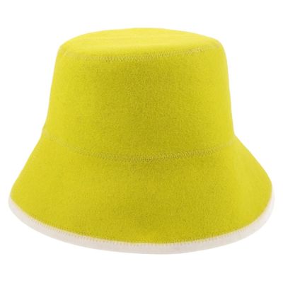 FJIXUO Sauna Hat 2pcs Sauna Bucket Hats For Woman Take Shower Accessories Hair Dry Cap 3 Colors For Choise(Yellow)