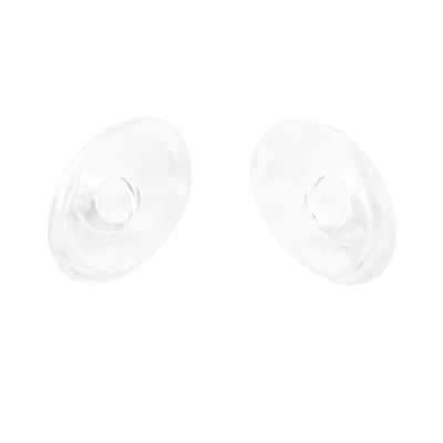 25 Pairs Oval Silicone Eyeglass Push In Nose Pads