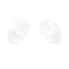 25 Pairs Oval Silicone Eyeglass Push In Nose Pads view 1