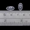 25 Pairs Oval Silicone Eyeglass Push In Nose Pads view 4