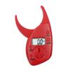 Beavorty Clip and with Fat to LCD Tool Body Caliper Display Measuring 0.1mm 0 Accurate Easy Use Plastic Bodyfat Calipers Measurement Range to 50mm Resolution Red for Fitness view 1