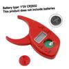 Beavorty Clip and with Fat to LCD Tool Body Caliper Display Measuring 0.1mm 0 Accurate Easy Use Plastic Bodyfat Calipers Measurement Range to 50mm Resolution Red for Fitness view 3