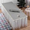 GAENZA Beauty Salon Bed Mattress Lash Bed Topper Massage Table Mattress with Breath Hole Spa Bed Accessories Memory Foam Mattress Pad Cushion Cover Square/Round/Trapezoidal Head,C,60 * 190cm view 3