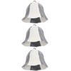 FJIXUO Sauna Hat 3 Pcs Felt Sauna Hats Thick Sauna Hats Protective Sauna Hats Comfortable Sauna Caps Sauna Hat view 2