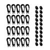 20 Pieces Plastic 5mm Shock Bungee Cord Karabiner Hook Elastic Cord Rope End view 4