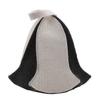 FJIXUO Sauna Hat 2pcs Felt Head Protection Bath Anti Heat Shower Cap Sauna Hat Sauna Vaporarium Accessories view 1