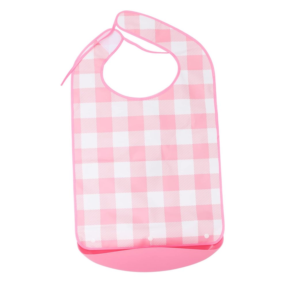 WRITWAA Food Bag Extra Large Leakproof Adult Bib Eating Bib for Adult Reusable Cloth Protector Saliva Towel for Dribble for Feeding Scenarios