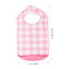 WRITWAA Food Bag Extra Large Leakproof Adult Bib Eating Bib for Adult Reusable Cloth Protector Saliva Towel for Dribble for Feeding Scenarios view 3