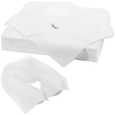 100 Disposable Massage Headrest Covers, Single-Use Face Cradle Cushions for Professional Beauty & Skincare Treatments