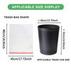 3 Gallon Small Trash-Bags Drawstring For Bathroom - White Plastic Mini Garbage Bags Unscented 60 Count 12 Liter Tiny Waste Basket Liners Kitchen Office Car Little Strong Thick Bulk Magesh view 2