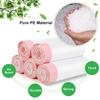 3 Gallon Small Trash-Bags Drawstring For Bathroom - White Plastic Mini Garbage Bags Unscented 60 Count 12 Liter Tiny Waste Basket Liners Kitchen Office Car Little Strong Thick Bulk Magesh view 3